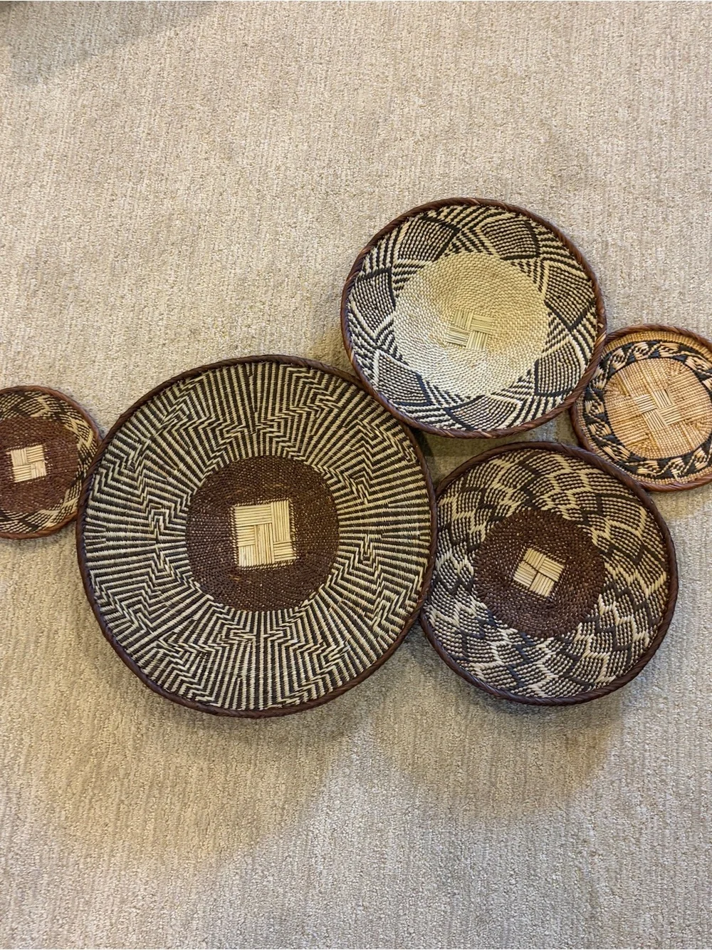 NEW Africa Woven Basket. Made by the Binga people of Zambia/Zimbabwe